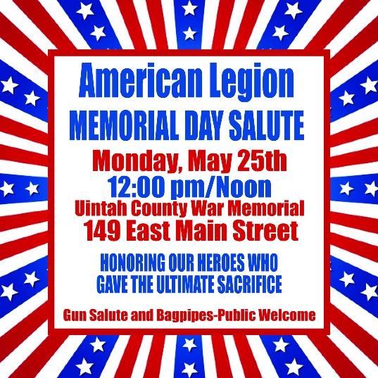 Local American Legion Memorial Day Ceremonies Basin Now