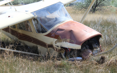 Private Airplane Lands Short Of Runway, Crashes Near Vernal Regional Airport