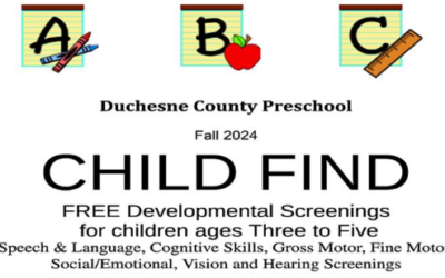 Duchesne County School District Free Developmental Screenings