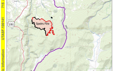 Speirs Fire In Daggett County Nearly 50 Percent Contained