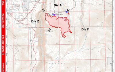 Rains Significantly Reduce Speirs Fire Intensity In Daggett County