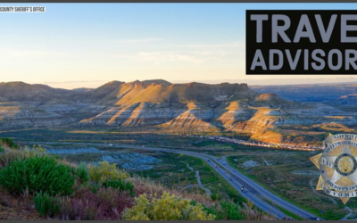 Travel Advisory Issued South of Green River, Wyoming