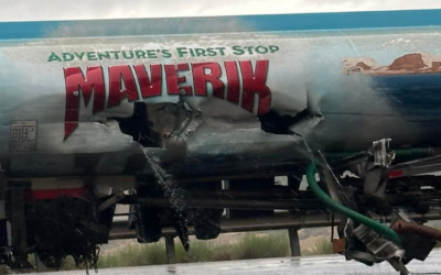 Maverick Semi Dumps 6000 Gallons Of Fuel After Crash 