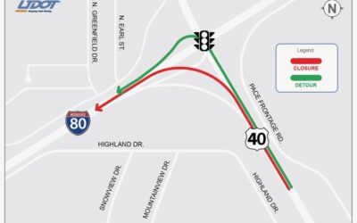 UDOT Closes Highway 40 Ramp For Paving Project