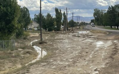 Tuesday Storm Causes Flooding Near Yellow Hill In Uintah County