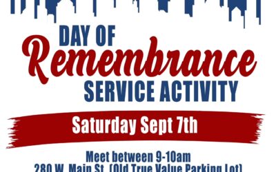 All Invited To 9-11 Day Of Remembrance Service Activity This Saturday