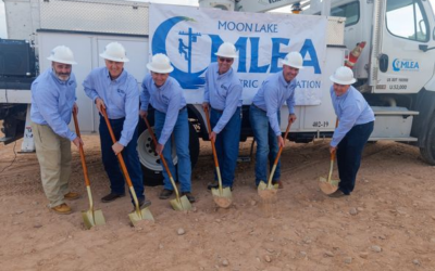 Moon Lake Electric Breaks Ground On Pole Line 138kV Line