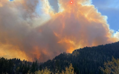 Yellow Lake Fire Borderline Critical Fire Conditions Forecast 