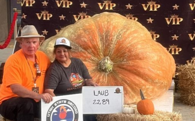 Local Pumpkin Royalty Set New State Record For Monster Pumpkin