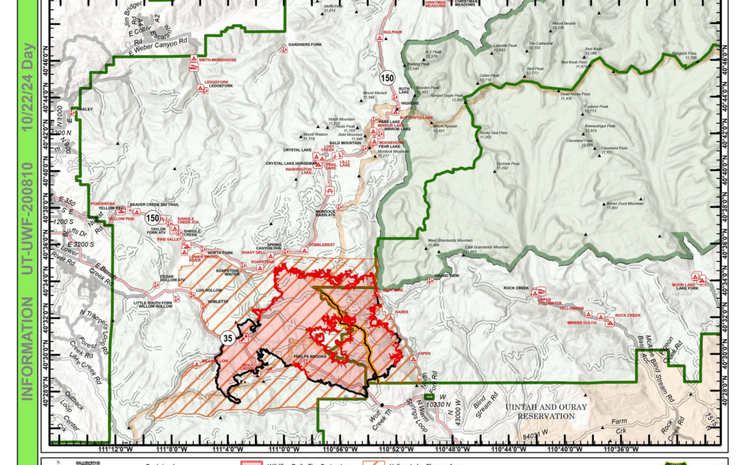 State Route 35 Reopens; Yellow Lake Fire Report