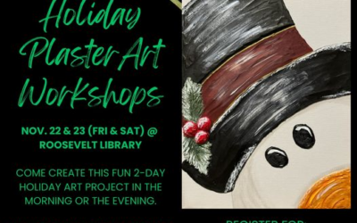 Roosevelt Branch Library Holding Holiday Plaster Art Workshops