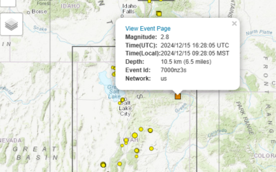 Daggett County Experiences Magnitude 2.8 Earthquake On Sunday