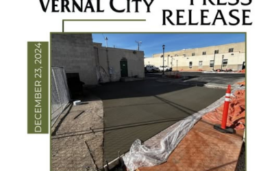 Vernal City Cobble Rock Parking Lot/Vernal Avenue Project Updates