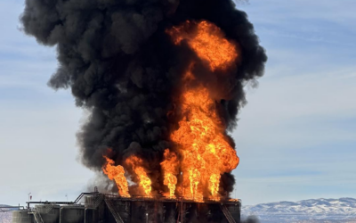 Oil Tank Fire In Duchesne County