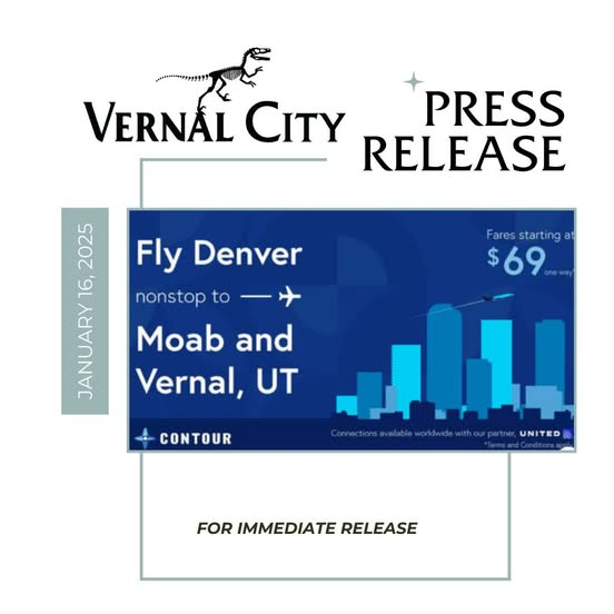 Vernal Regional Airport Announces Service To Denver